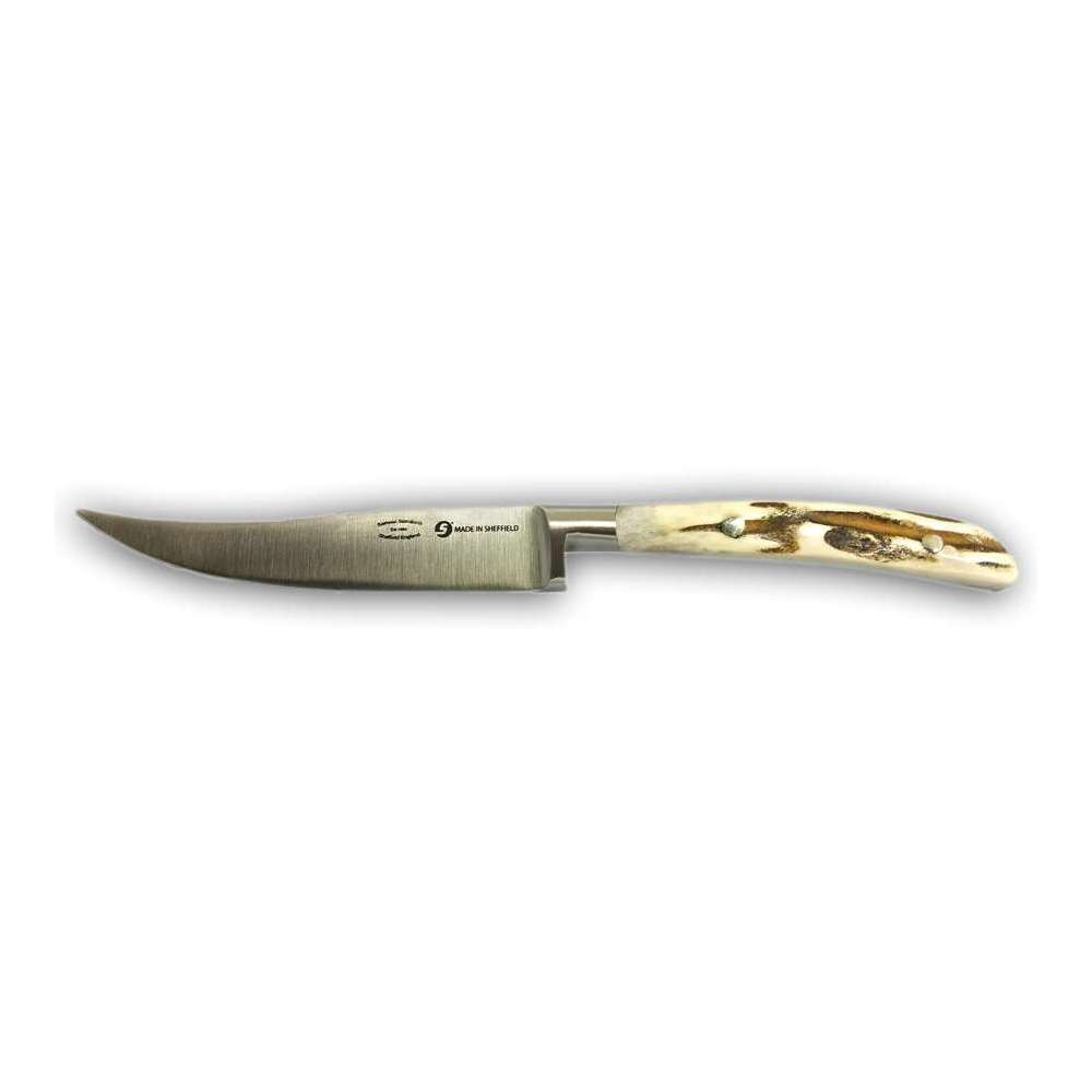 Stag Handled Steak Knife Samuel Staniforth Ltd
