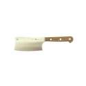 Cheese Cleaver with WALNUT Handle and Brass Rivets