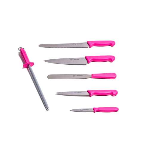 6 Piece Chef Set Pink