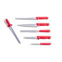 6 Piece Chef Set Red